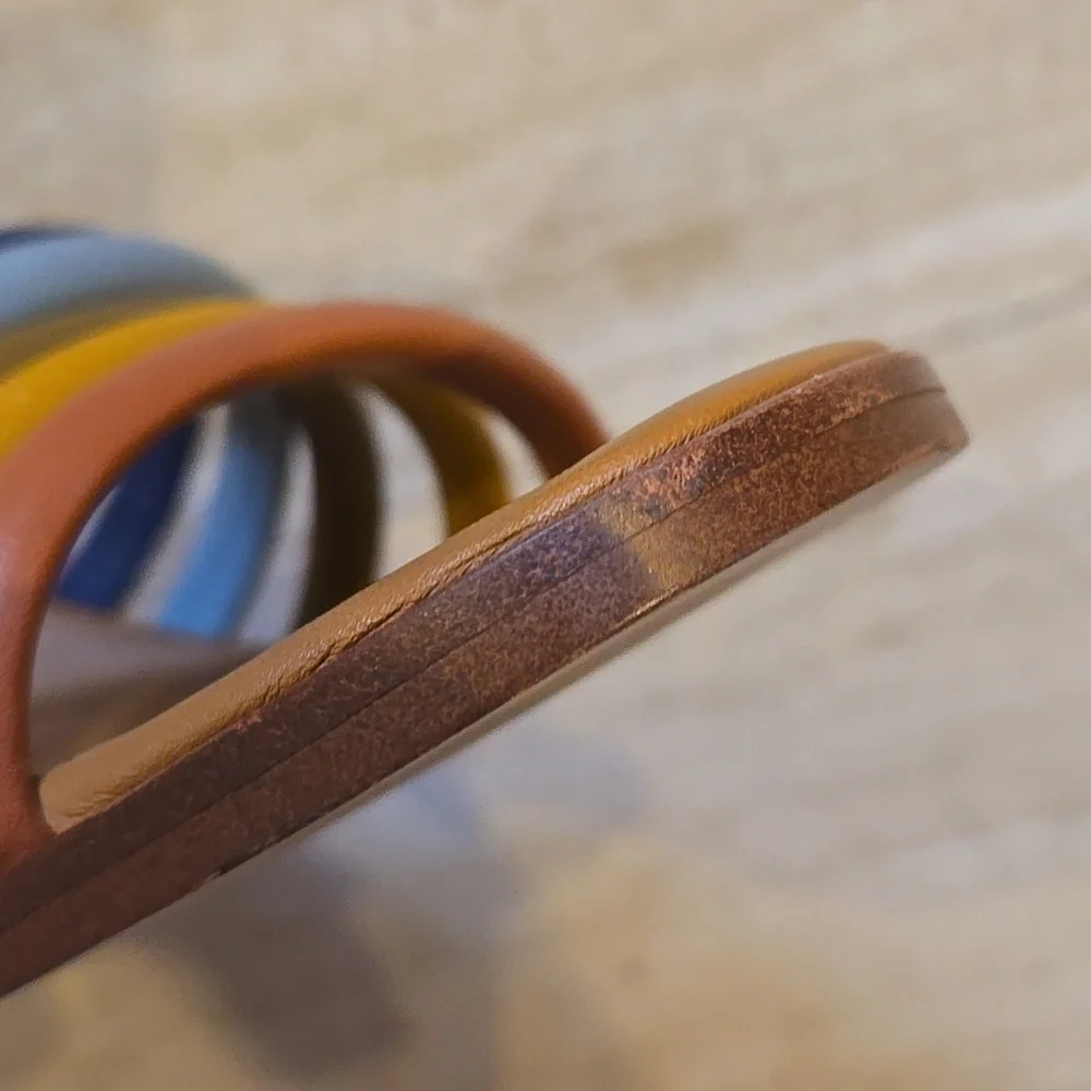 Madewell The Addie High Heel Multi-Color Strappy Mule - Picture 6 of 12